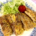 オバケくちびる's cooksnap of when they made 一人暮らしでも簡単！豚肉チーズピカタ！.