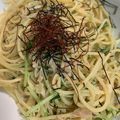 wamiya's cooksnap of when they made 水菜とツナの和風パスタ.
