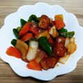 ちびまるこ173cm's cooksnap of when they made 家にある調味料で！おいしい本格的酢豚.