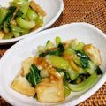 さくらスキップ's cooksnap of when they made チンゲン菜と厚揚げのオイスター炒め♪.