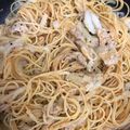 shun_rio's cooksnap of when they made 簡単 時短 生七味と豆乳パスタ.