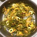 クックZ8J4H4☆'s cooksnap of when they made 切り昆布とさつま揚げの炒め煮.
