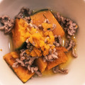 しほぽり's cooksnap of when they made かぼちゃの煮付け（煮物） 挽き肉あんかけ.