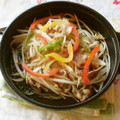 花時計咲いた's cooksnap of when they made しゃっきり満腹＊豚バラともやしの旨塩炒め.
