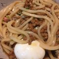 朔蔵Kitchen's cooksnap of when they made ★豚肉と納豆とオクラのサラダうどん★.