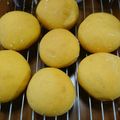 はぁ仔ママ☆'s cooksnap of when they made ＦＰで簡単に♪ふわふわかぼちゃパン♪.