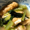 週末は主夫になります's cooksnap of when they made 小松菜と油揚げの煮物【作り置き】.
