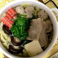 まれ子's cooksnap of when they made 香味ペーストで鶏ごぼう団子鍋.