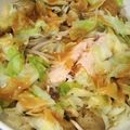 きなこチョコ's cooksnap of when they made 簡単☆鮭のちゃんちゃん焼き.