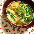 ふたごゆき's cooksnap of when they made ニラ玉のお味噌汁.