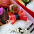 LeoRyu's cooksnap of when they made お弁当に！かにかまのリボン.