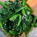 はちみつ1221's cooksnap of when they made ほうれん草のナムル？ごま和え？.