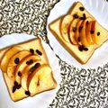 ふたごゆき's cooksnap of when they made 〖林檎のレーズン煮トースト〗.