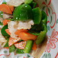 ねねしばこ's cooksnap of when they made ピーマンと人参と豚小間切れ肉の簡単炒め♪.
