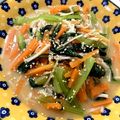 kumapipipi's cooksnap of when they made 小松菜と人参のレンジで簡単♪味噌おひたし.