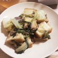 chiyo-co's cooksnap of when they made 楽うま♡白菜と厚揚げのそぼろニラ味噌炒め.