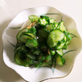 うさぽんぽん♪'s cooksnap of when they made ✿オクラときゅうりの白だし和え✿.