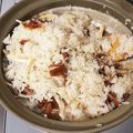 happy_children's cooksnap of when they made 土鍋で‼ 鶏ごぼうの炊き込みご飯☆.