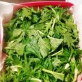 のぶ代's cooksnap of when they made 水菜シャキシャキ保存法.