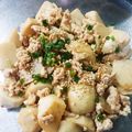 あたりめっこ's cooksnap of when they made 里いもと鶏ひき肉のにんにくあんかけ.