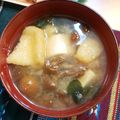 M130018's cooksnap of when they made なめこのお味噌汁.
