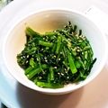 jyorinu's cooksnap of when they made 春菊のナムル.