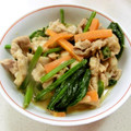 あっこ姉's cooksnap of when they made 豚と小松菜と人参の味噌チーズ炒め.
