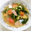 あっこ姉's cooksnap of when they made ■ほうれん草と卵のトマトスープ■.