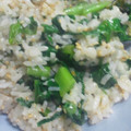 ３ｍａｋｏｔｏ２'s cooksnap of when they made 簡単！めんつゆ炒めの大根葉☆ご飯.