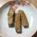 亜久里's cooksnap of when they made 離乳食手づかみ！お魚の味噌マヨ焼き.