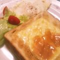 あゆまんま♪'s cooksnap of when they made はちみつ×チーズのトースト.