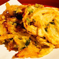 POPFEEL's cooksnap of when they made アメリカ★パセリと玉葱＆桜エビのかき揚げ.
