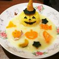 ポコポニョ's cooksnap of when they made ハロウィーンパンプキンライスのシチュー.