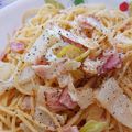 きなこぱん2's cooksnap of when they made 長いもとねぎの和風パスタ.