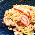 クリーピングタイム☆'s cooksnap of when they made さっぱり海老のレモンバター焼きそば.