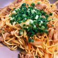 ぷりっこ警備会社's cooksnap of when they made 簡単♡美味しすぎる豚キムチ焼きそば♡.
