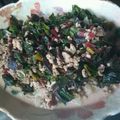 momoazeru's cooksnap of when they made スイスチャードとポテトのグラタン.