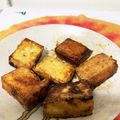 rei1228's cooksnap of when they made 甘辛たれで♪厚揚げ甘辛ごま照焼き.