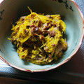 みきんたちゃん's cooksnap of when they made 菊の花とさば缶のあえもの.