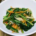みぽぴぽ's cooksnap of when they made 超時短 絶品☆水菜とえのきの簡単ナムル風.