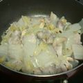 クック3CY8EE☆'s cooksnap of when they made 簡単！鶏肉と白菜の酒蒸し.