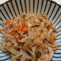 ナツ☆ママ's cooksnap of when they made 豚肉とれんこんの甘辛☆にんにくマヨ炒め.