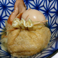 viviouji's cooksnap of when they made 簡単♡セ◯ン風の餅巾着.