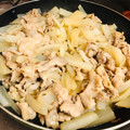 どなこ＊'s cooksnap of when they made 大根が旨い！大根と豚コマの味噌風味煮炒め.