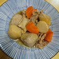 MaikoGAN's cooksnap of when they made 里芋と人参と豚薄切り肉の煮物.