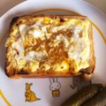 さばを's cooksnap of when they made しらすeggトースト.