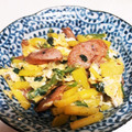 ななげんき's cooksnap of when they made 千切りじゃがいもと卵♪ウインナーの炒め物.