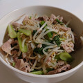 うぅこちゃん's cooksnap of when they made もやしと豚肉とほうれん草炒め.