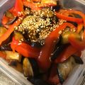 U・x・Uy's cooksnap of when they made なすとパプリカのきんぴら.