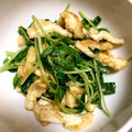 けんよこ's cooksnap of when they made 簡単、早っ旨っ豆苗炒め.